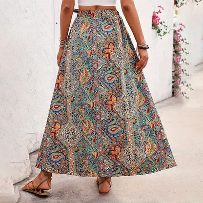 Floral Maxi Skirt