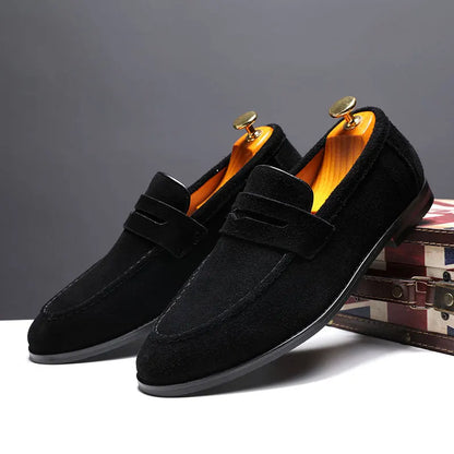 Suede Loafers
