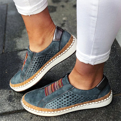 Perforated Slip-On Sneakers
