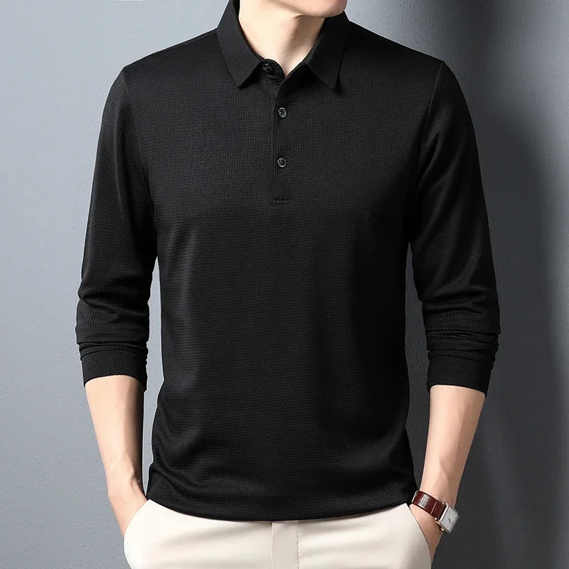 Long-sleeve Casual Polo
