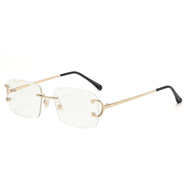 Diamond Rimless Sunglasses