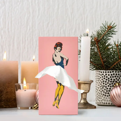 Woman Tissue Box