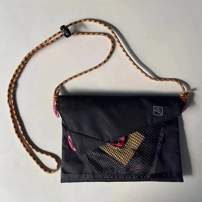 Mesh Pocket Crossbody Bag