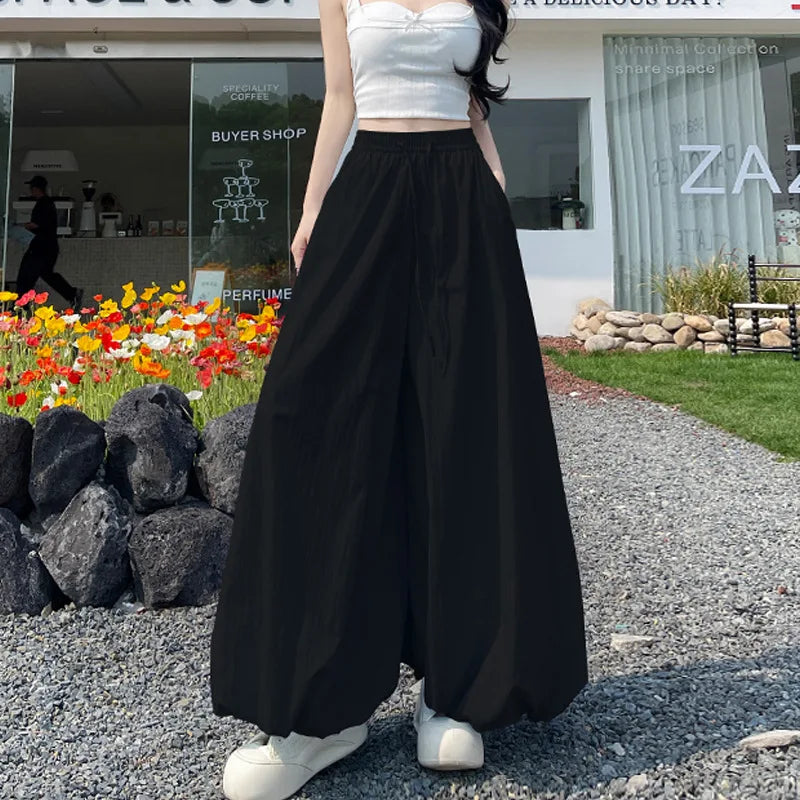 Cropped Balloon Pants