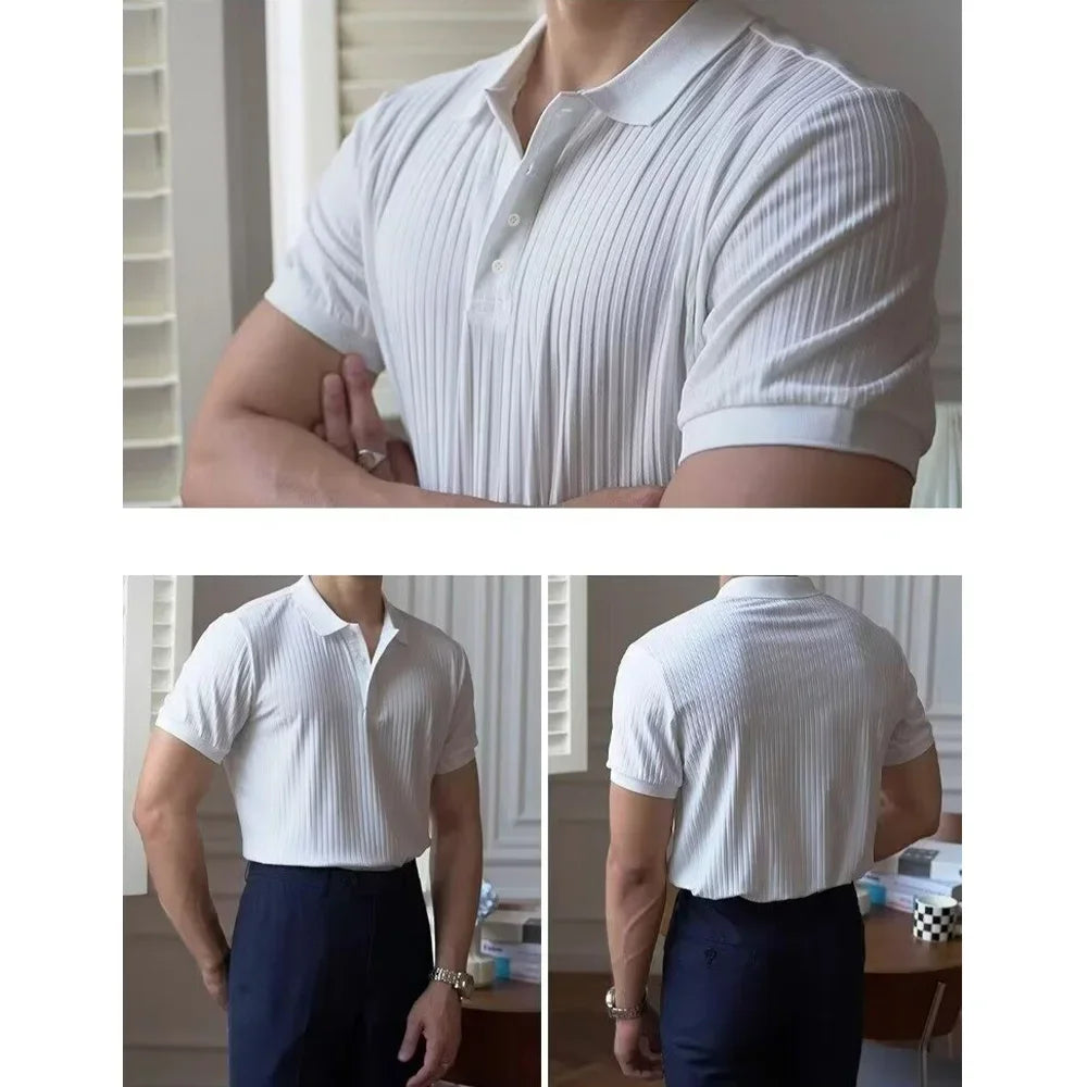 Short-sleeve Slim Polo
