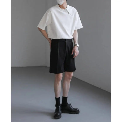 Diagonal Zip Tee