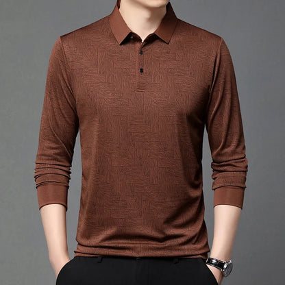 Wood Print Polo