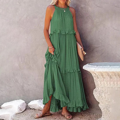 Halter neck Maxi Dress