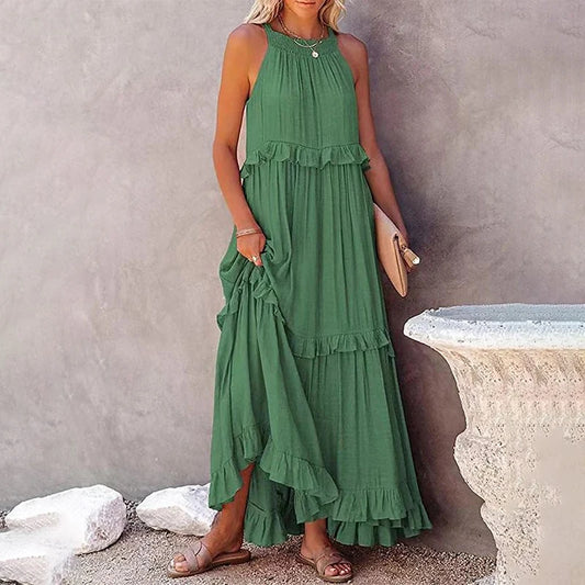 Halter neck Maxi Dress