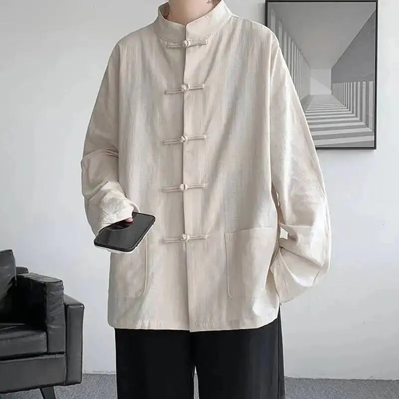 Stand-Collar Shirt