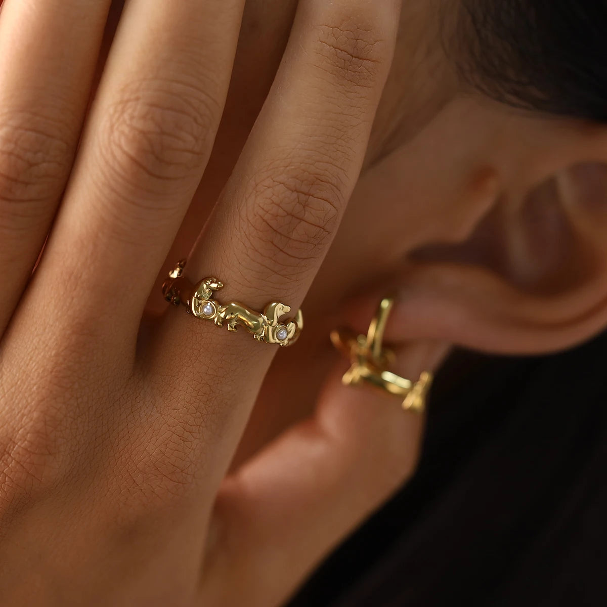 Puppy Jewelry Set