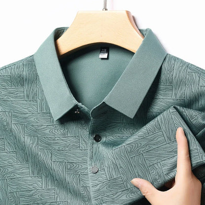 Wood Print Polo