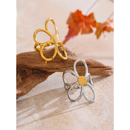 Adjustable Flower Ring