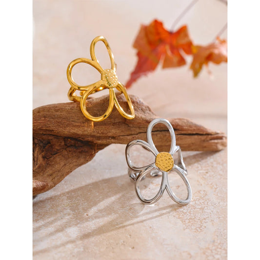 Adjustable Flower Ring
