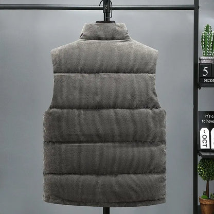 Corduroy Zip Vest