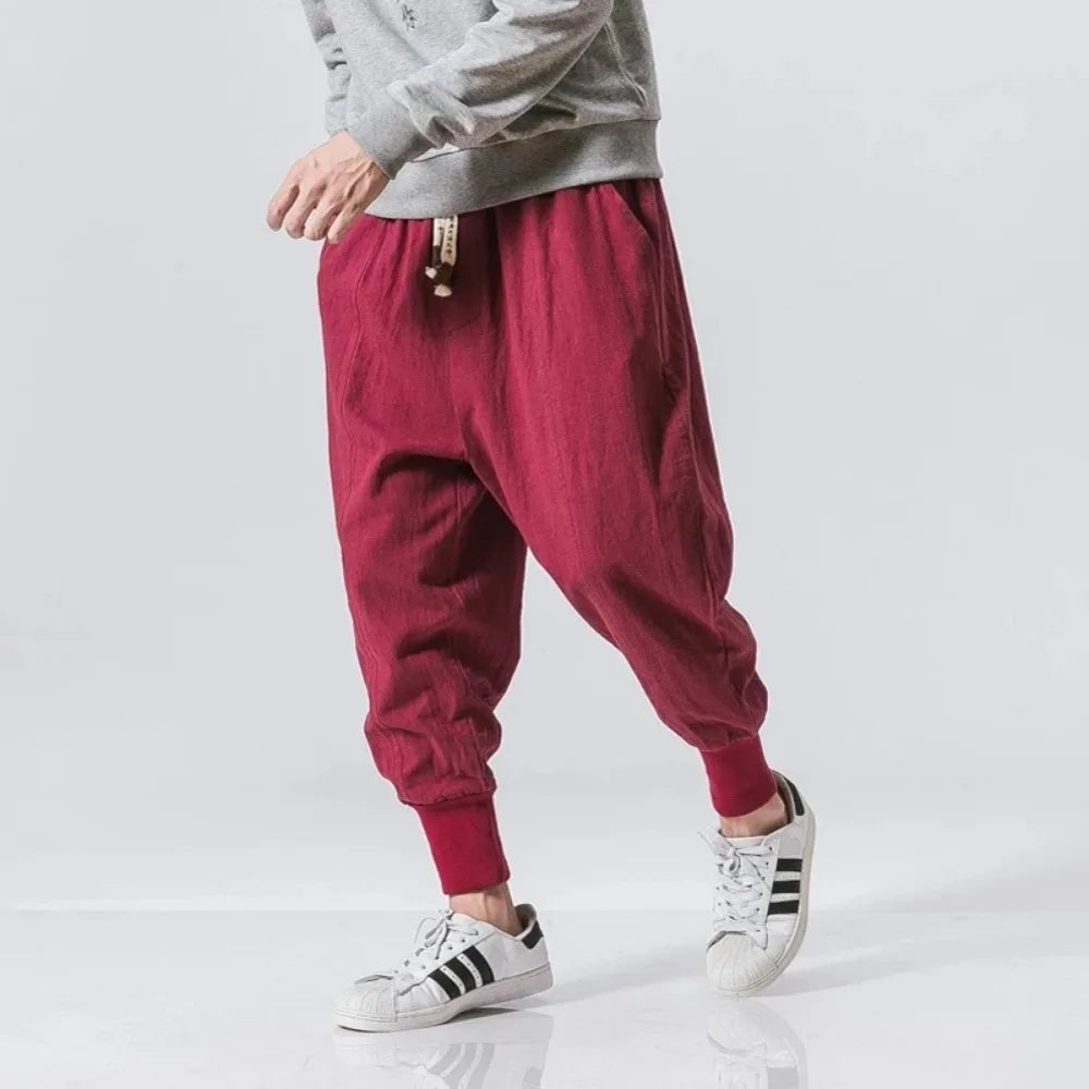 Cotton Harem Pants