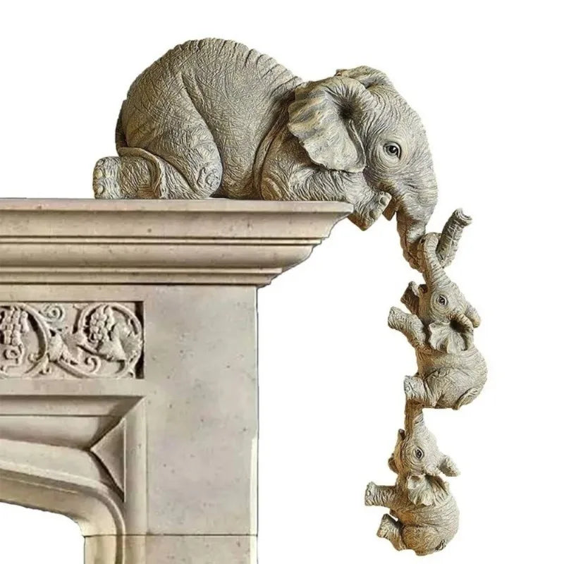 Elephant Figurine Set