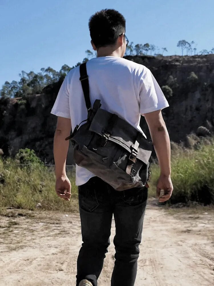 Canvas Messenger Bag