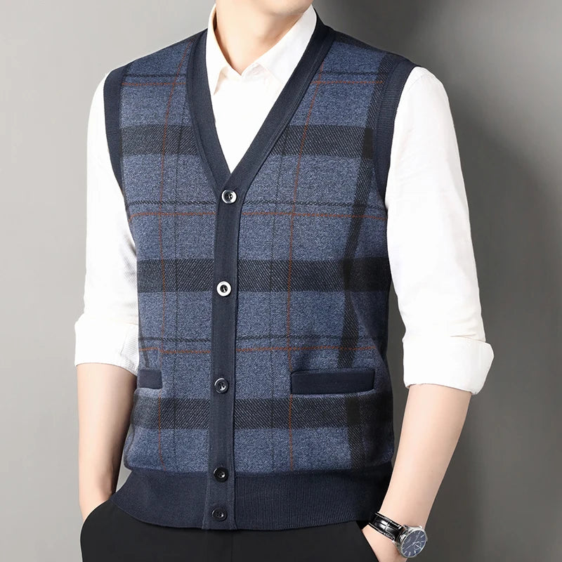 Knit Cardigan Vest