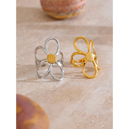 Adjustable Flower Ring