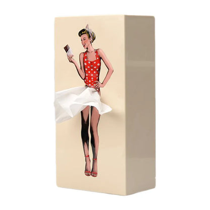 Woman Tissue Box