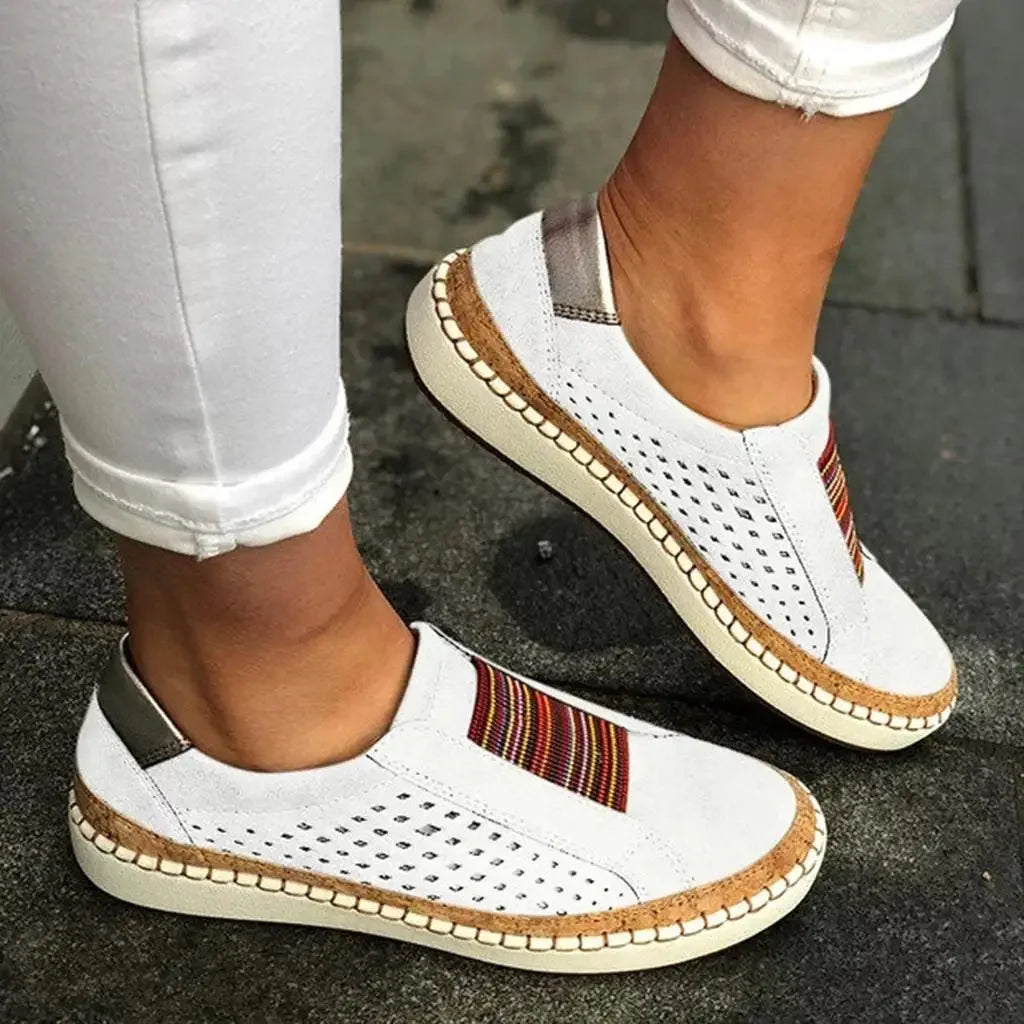 Perforated Slip-On Sneakers