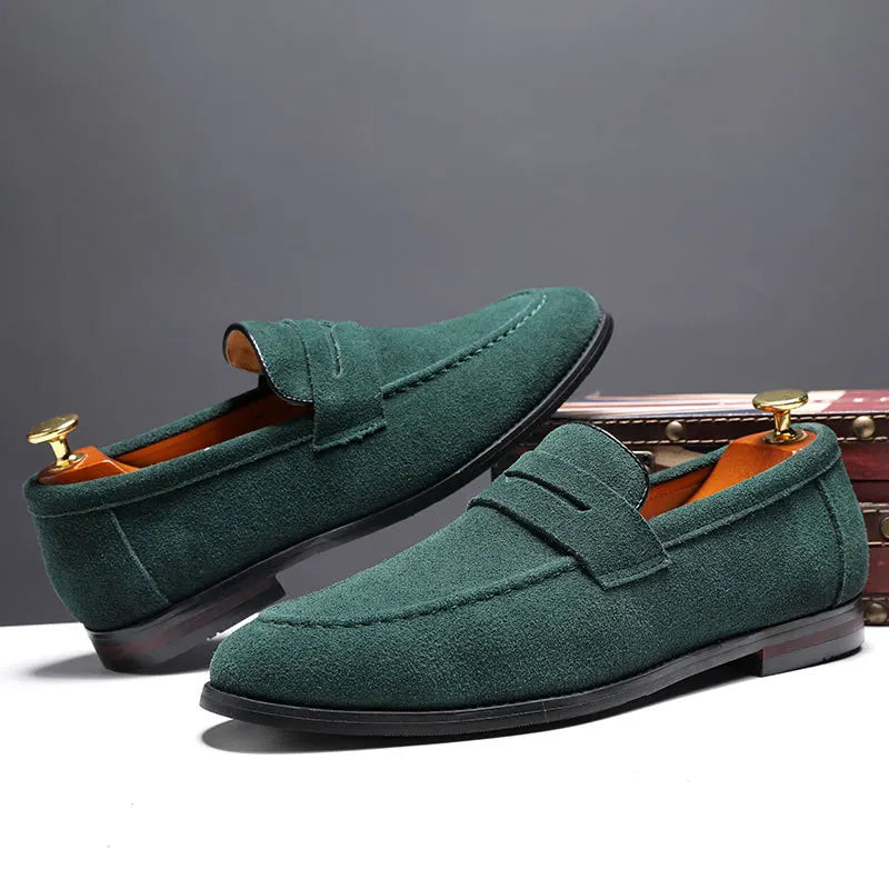 Suede Loafers