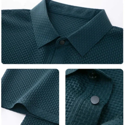 Textured Capri Polo