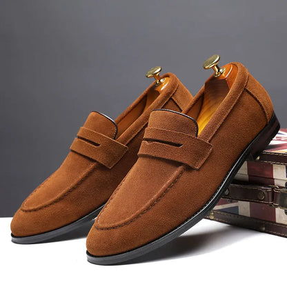 Suede Loafers