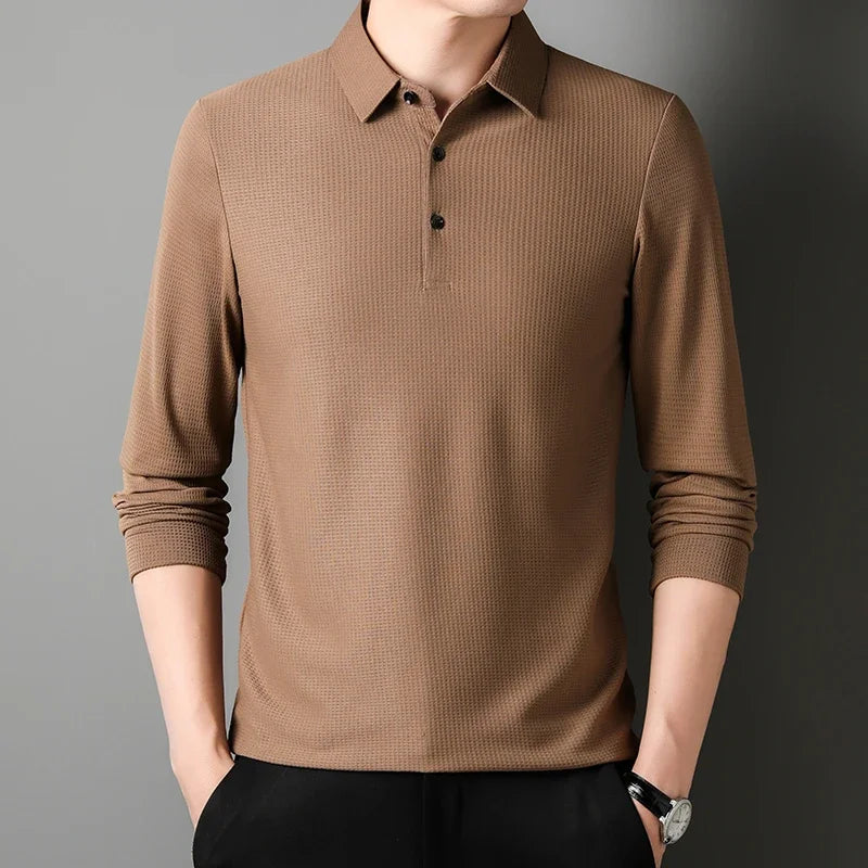 Long-sleeve Casual Polo