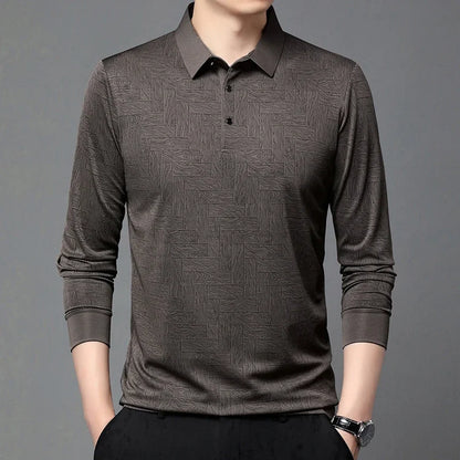 Wood Print Polo