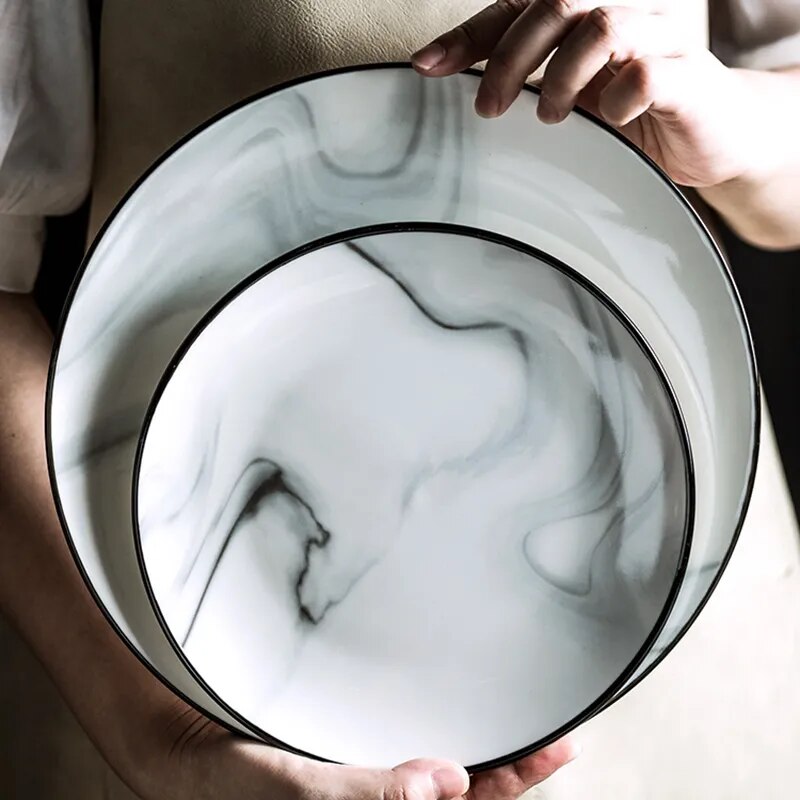 Marble Ceramic Plate