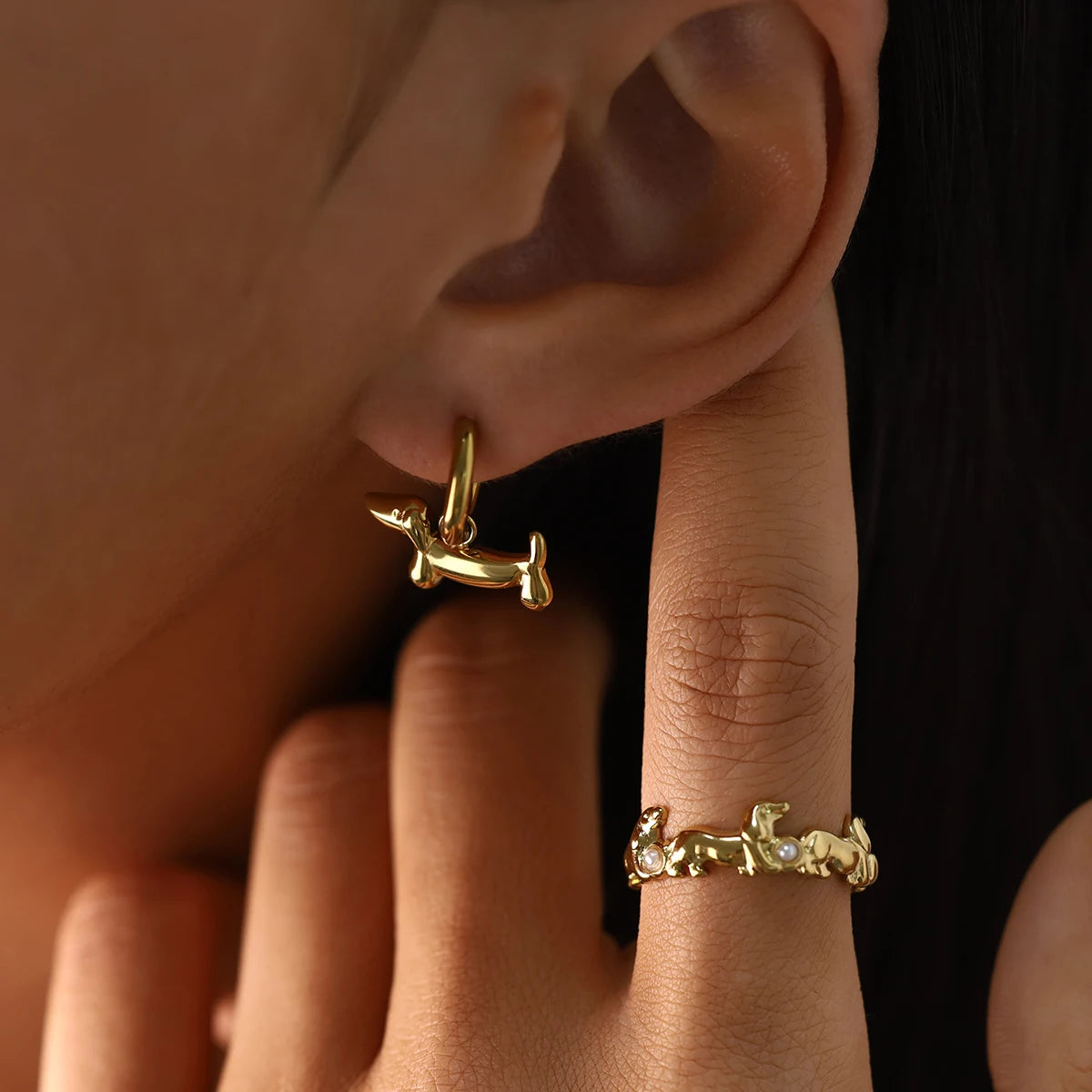 Puppy Jewelry Set