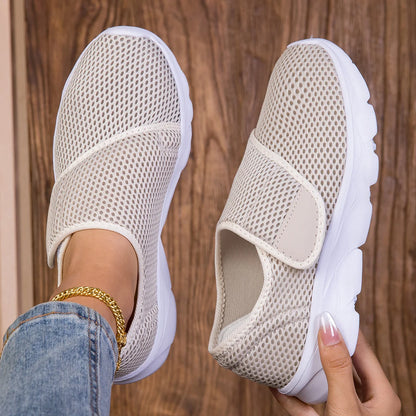 Wide-Fit Mesh Walking Shoes