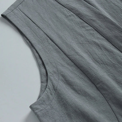 Tang frog-knot closure Vest