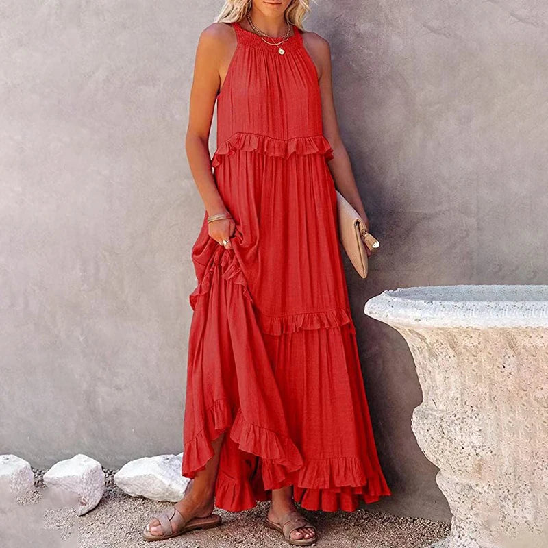 Halter neck Maxi Dress
