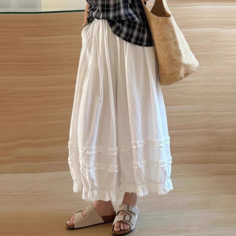 Lace Lantern Pants
