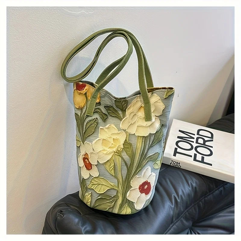 Floral Bucket Bag