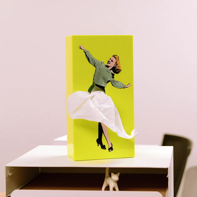 Woman Tissue Box