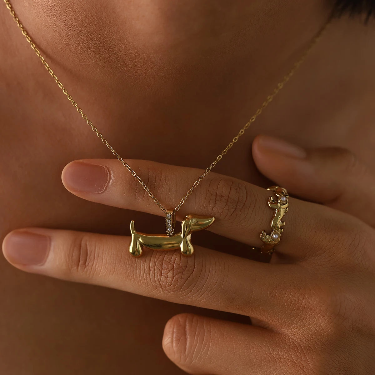 Puppy Jewelry Set