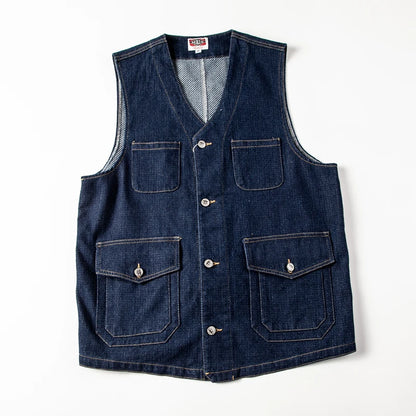 Denim Utility Vest