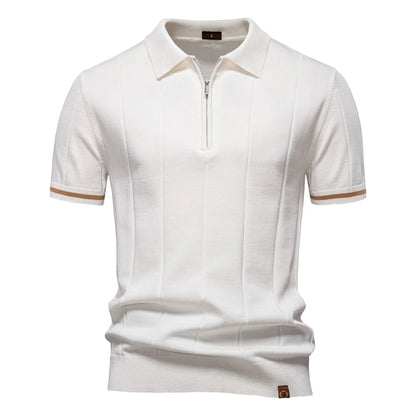 Quarter-zip Knit Polo
