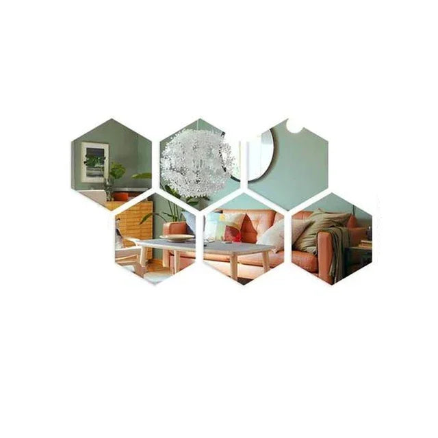 Hexagon Mirror Decals