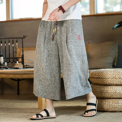 Japanese Cropped Trousers