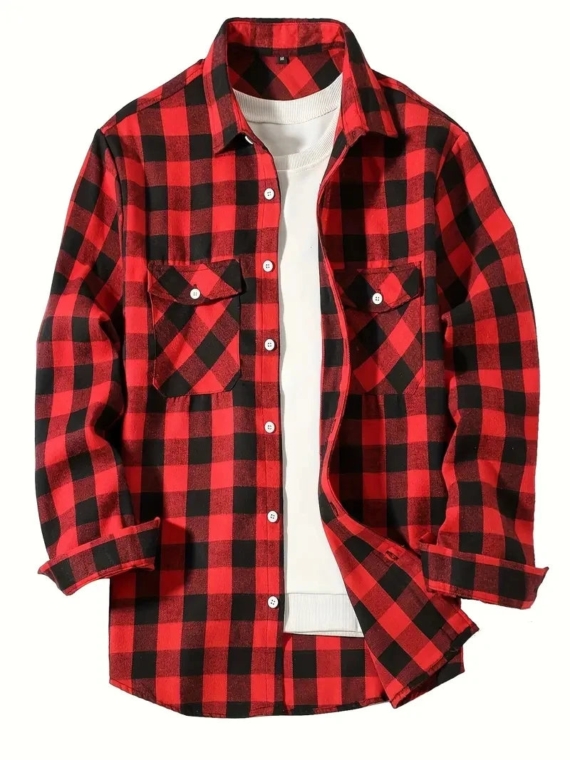Cotton Plaid Shirt