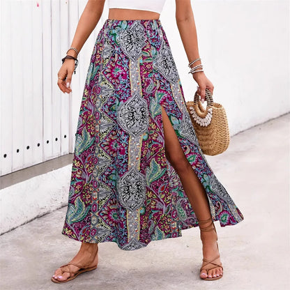 Floral Maxi Skirt