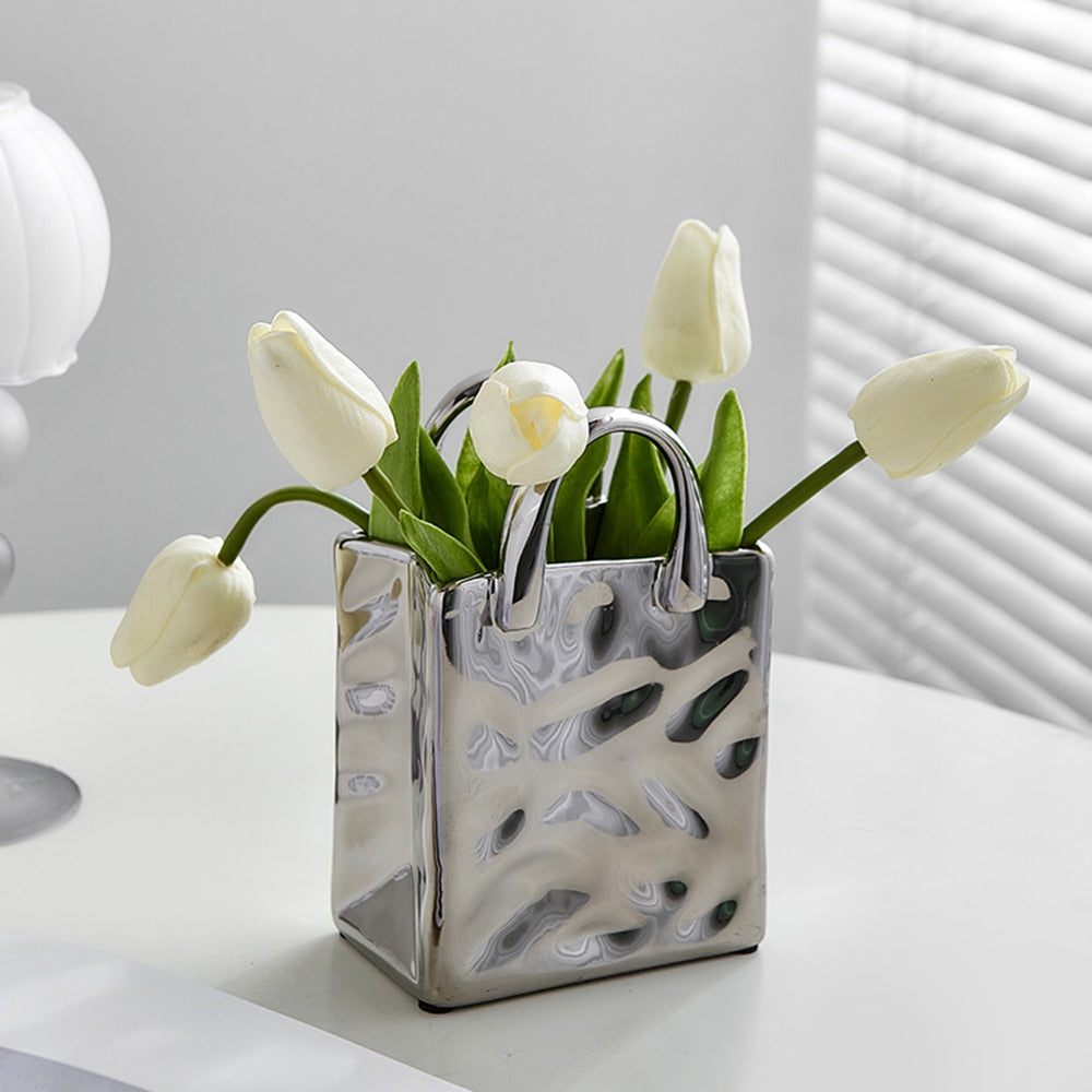 Tote Bag Vase