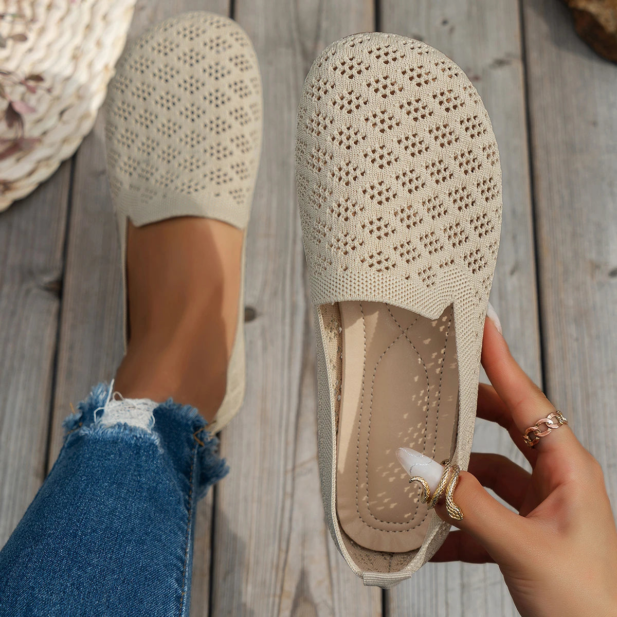 Knit Slip-Ons