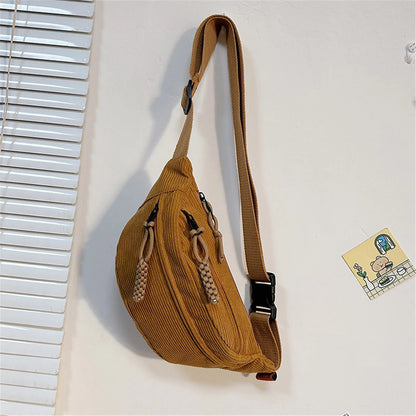 Belt Corduroy Bag