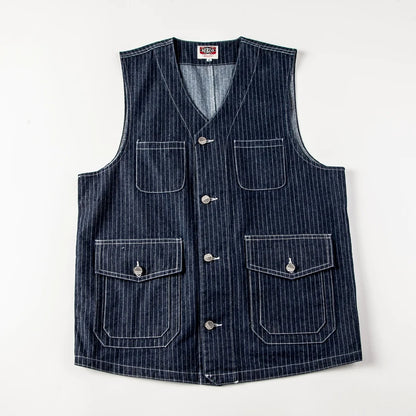 Denim Utility Vest